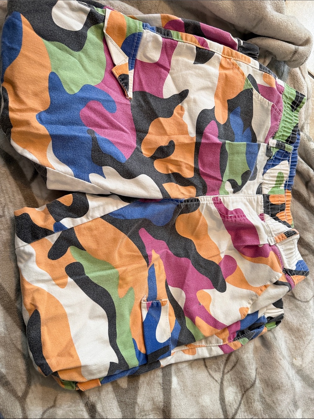 VIP Multicolor Camouflage Pants - Orange, Blue, Pink, Green, Black, White